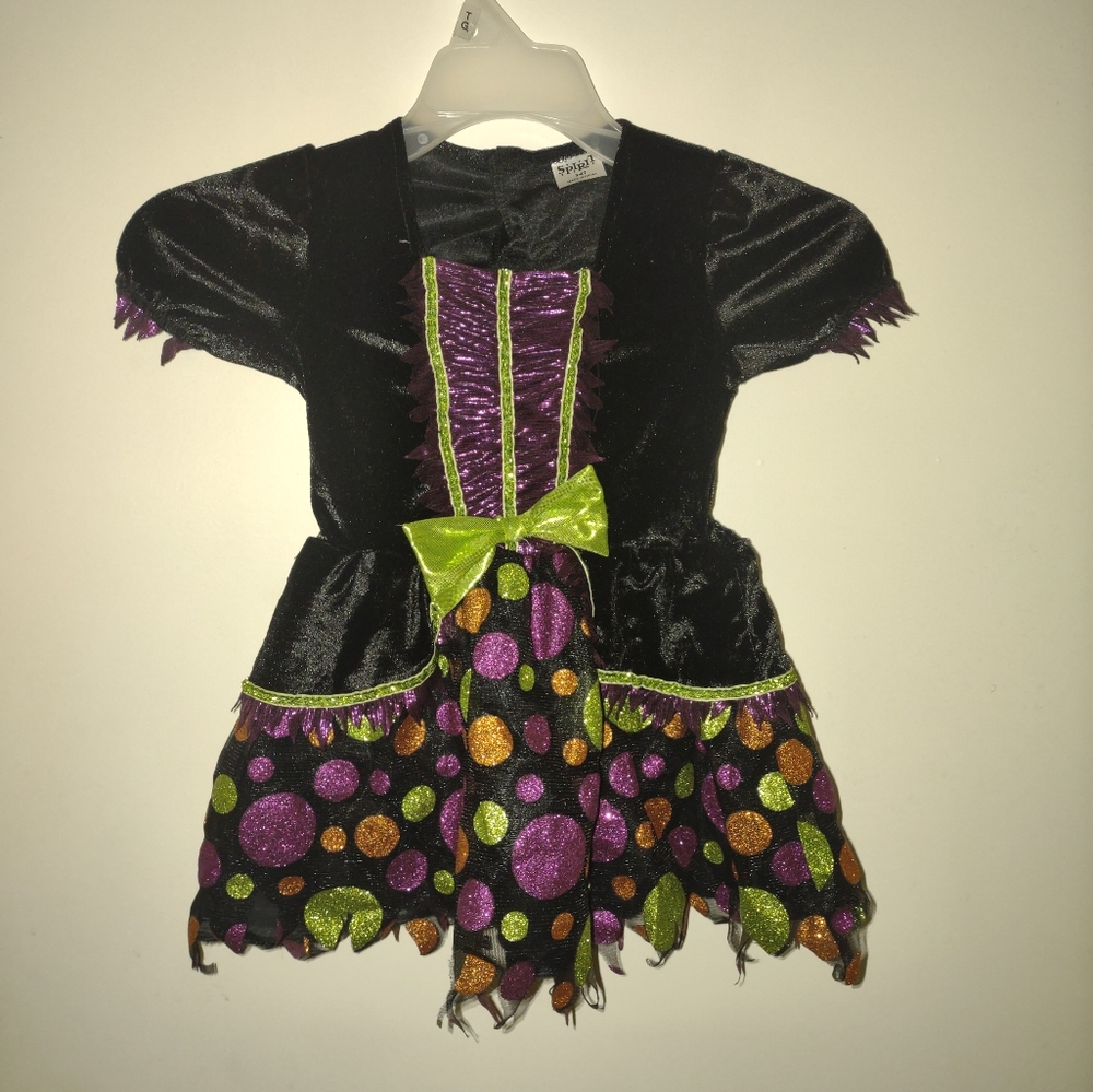 Spirit Halloween Witch  Costume toddler girls Sz 3t/4t